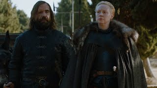 Brienne and the Hound \ Game Of Thrones S07E07 [upl. by Nnyltiak]