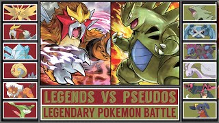 LEGENDS vs PSEUDO LEGENDS  Legendary Pokémon Battle Scarlet amp Violet [upl. by Ikcir]