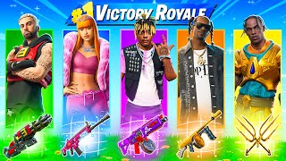 The RANDOM MUSIC ICON Challenge in Fortnite [upl. by Dnalevets]