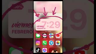 Cómo agregar el widget de calendario en tu iPhone iphone colorwidget apps [upl. by Farmelo]