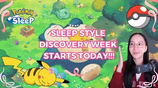 Pokémon Sleep Sleep Style Discovery Week Starts Today ❗❗❗ [upl. by Herzel]