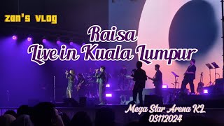 RAISA Full Concert Live In Kuala Lumpur 03112024 [upl. by Gunzburg]