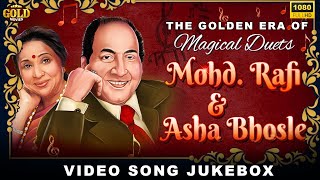 The Golden Era Of Asha amp Rafi Magical Duets Video Songs Jukebox  HD [upl. by Dang368]