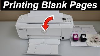 HP DeskJet 3700 Printing Blank Pages 2 Easy Steps To Fix [upl. by Publias]