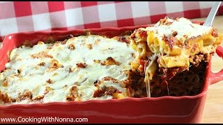 Nonnas Baked Ziti  Rossellas Cooking with Nonna [upl. by Undry692]