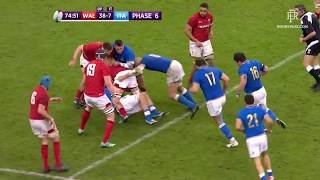 Rugby tutte le mete dellItalia nel 6 nazioni 2018 HD [upl. by Ajiram]