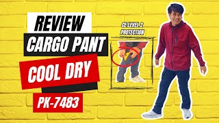 KOMINE PK7483 COOL DRY CARGO PANTS  PANT REVIEW  STYLO PUNYE RIDING PANT [upl. by Pickering]