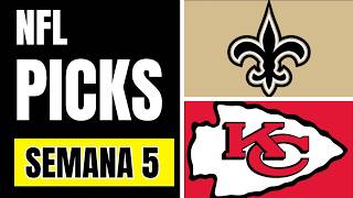 💰 ¡PREDICCIONES NFL DE SEMANA 5  APUESTAS Y PRONÓSTICOS 2024 [upl. by Pack552]