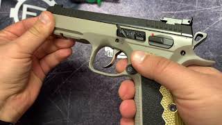 SLIDE STOP WITH THUMB REST FOR CZ SHADOW 2 [upl. by Tuhn]