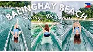 Travel With Me To Balinghay Beach Boracay Philippines  Island Tour Crystal Kayak [upl. by Mahda]