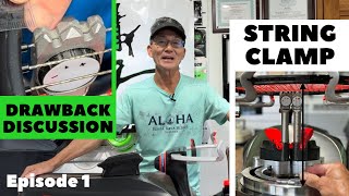 Racquet Stringing Machine String Clamp Drawback Discussion  Episode 1 [upl. by Swirsky]