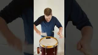 Snare Drum Solo on a Vintage Marching Drum [upl. by Loseff502]