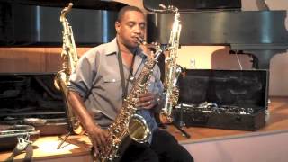 Lannie McMillan on the Accent Tenor Saxophone [upl. by Meijer682]