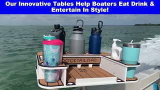 Top 5 Reasons Why Docktail Bar Boat Tables are the Best Tables On the Water [upl. by Burnham]