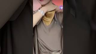 How to tie 25in x 25in 65cm x 65cm Medium Silk Scarf 29 Short [upl. by Eireva]