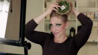 Birds Nest Hair Tutorial  Halloween Look  Part 2 of 2 [upl. by Brace]