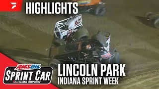 USAC Indiana Sprint Week at Lincoln Park Speedway 72624  Highlights [upl. by Cirdnek684]