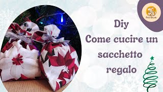 Come cucire un sacchetto regalo [upl. by Suoivart]