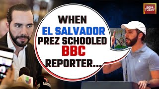 “Don’t Teach Us How To Run Our Country”  El Salvador President Schools Reporter  India Today [upl. by Yalc]