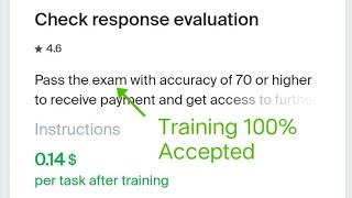 Check response evaluation 014 Training 100 Accepted Toloka Easy Task Earn Mony [upl. by Amian]