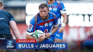 Bulls v Jaguares  Super Rugby 2019 Rd 8 Highlights [upl. by Nahtnanhoj]