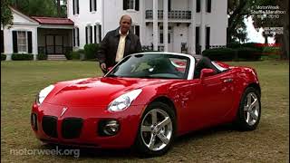 Motorweek 2007 Pontiac Solstice GXP Road Test [upl. by Nyrrek]