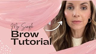 How I Fill My Eyebrows with Wunderbrow Brow Gel [upl. by Ursuline]