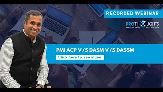 PMIACP vs DASM vs DASSM [upl. by Eryt]