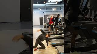 He almost died in front of Dennis Schröder🤯 comedy funny fail mrsus patrox workout running [upl. by Keri]