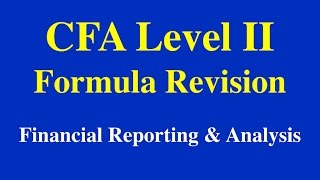 CFA L2 Formula Revision FRA [upl. by Winton455]