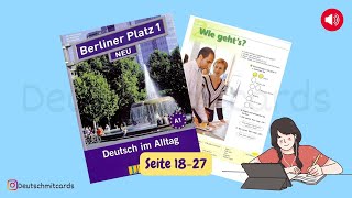 Berliner Platz 1  AUDIO  Kapitel 2  Wie geht´s [upl. by Orhtej]