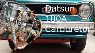 Datsun 100A Carb Demo [upl. by Yeleen]