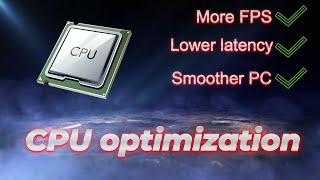 How to optimize cpuprocessor for gaming and best performance [upl. by Tarah]