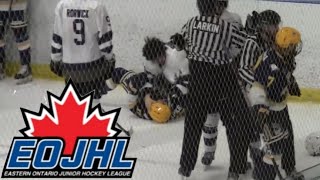 EOJHL 202324 Eastern Ontario Compilation 5min major tilts [upl. by Norat]