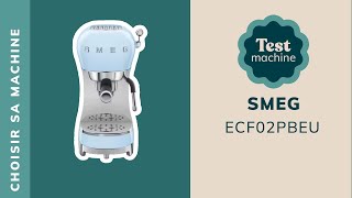 TEST Réglages de la Smeg ECF02PBEU  Notre avis [upl. by Emmeram]