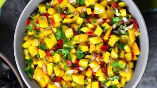 Mango Salsa Recipe [upl. by Milde]