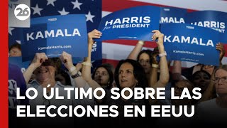 🔴 VIVO  Lo último sobre las elecciones en EEUU Harris y Trump compiten por llegar a la Casa Blanca [upl. by Halstead]