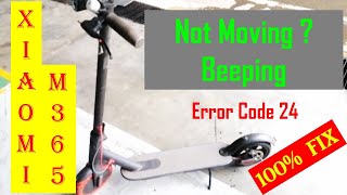 How To Fix Xiaomi M365 Scooter Error Beep  Error Code 24  Xiaomi Mija M365 Scooter [upl. by Garling]