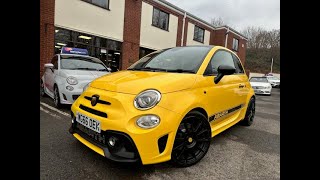 2017 Abarth 595 Turismo 14 TJetRace Yellow48000 miles £8995 [upl. by Uphemia]