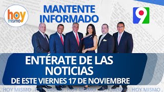 Titulares de prensa dominicana viernes 17 de noviembre  Hoy Mismo [upl. by Mcknight688]