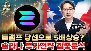 트럼프 당선으로 솔라나 ETF 승인 솔라나 집중분석ㅣ알트코인 심층분석 몰아보기 박작가의 크립토 연구소 솔라나 알트코인 [upl. by Reiss]