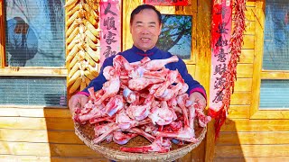 20 Pounds of LAMB BONE for One Soup Ideal Meal For Spring  Uncle Rural Gourmet [upl. by Olmstead]