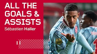 ALL GOALS amp ASSISTS  Sébastien Haller 202021 [upl. by Dyche]