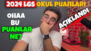 LGS 2024  OHA BU PUANLAR NE ❓LİSE PUANLARI AÇIKLANDI❗ [upl. by Etneciv]