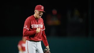 Highlight No 2 Stanford baseball knocks off No 1 UCLA on Will Matthiessen walkoff hit [upl. by Rotkiv774]