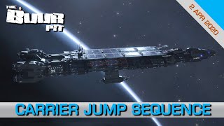 Elite Dangerous Fleet Carrier Jump Sequence [upl. by Adnohryt98]