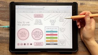 Free Digital Planner for 20202021  How to Use Goodnotes Tools and Stickers [upl. by Ayra]