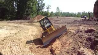 Dozer Working on a Steep Slope [upl. by Aneehsar628]