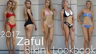 2017 Affordable Bikini Lookbook ♡ ZAFUL Review 13 Styles ♡ [upl. by Jilly]