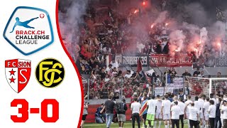 Sion  Schaffhausen 30 Highlights Swiss Challenge League [upl. by Keir]